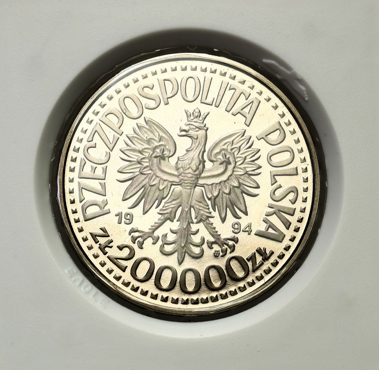 III RP. PRÓBA Nikiel 200 000 złotych 1994 – Monte Cassino